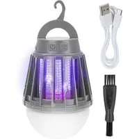 alca Insektenvernichter Elektrische Insektenlampe 3‑in‑1, 180 Lumen, IPX6, 2000 mAh Akku, USB