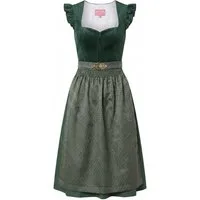 Krüger Madl Dirndl Dirndl Kalenia 70cm Länge dunkelgrün