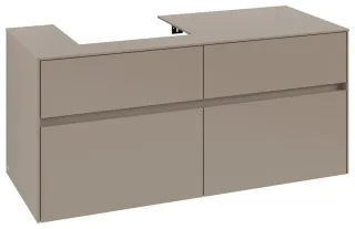 Villeroy & Boch Waschtischunterschrank Collaro C071B0 1200x548x500mm m. Bel. 4 Ausz. Waschtisch li T C071B0VM