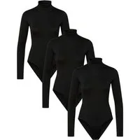 Diademita Body BASIC MAX Body mit Stehkragen Women 3er Pack (Set, 3-tlg., 3er Pack)