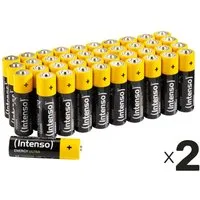 Intenso INTENSO Mignon-Batterie-Set Energy Ultra, AA LR06, Alkaline, 80 Stück Batterie