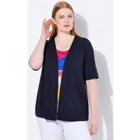 Ulla Popken T-Shirt 2-in-1-Shirt Rundhalsausschnitt Halbarm