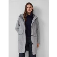s.Oliver Funktionsmantel Outdoor-Mantel Parka aus Wollmix mit Weitenregulierung