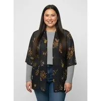 Sieh an! Klassische Bluse Longbluse 3/4-Arm