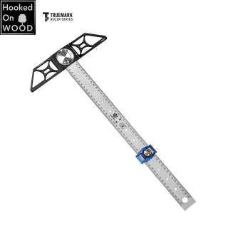 HONGDUI Hooked On Wood Line Master HD38 TrueMark Ruler HD38V Adjustable TrueMark Ruler Hadfield Steel Woodworking Scribe