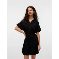 Vero Moda Hemdblusenkleid VMBUMPY SS SHORT SHIRT DRESS WVN GA NOOS Viskose, loose fit
