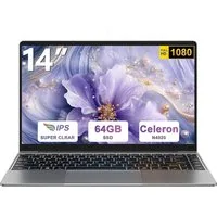 bvate B5 Laptop, 14 Zoll, N4020, 6GB RAM, 256GB/64GB SSD Notebook Notebook (35 cm/14 Zoll, Celeron N4020 N4020, Celeron N4020, 6 GB, 64 GB SSD, 180° Drehung/Low Blue Light-Zertifizierung/Deutsche Tastaturaufkleber)