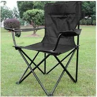 JEOBEST Campingstuhl Anglersessel, Stuhl faltbar für Festival Freizeit Garten, (Stück, 1 St), Klappstuhl mit Armlehnen und Getränkehalter