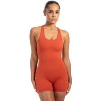 Smilodox Jumpsuit Aleyna, ärmelloser Einteiler kurz, Overall mit Shaped Fit atmungsaktiv, elastischer Sportanzug, figurbetonend, Fitness