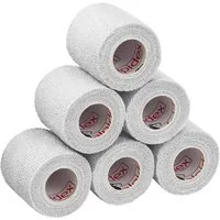ALPIDEX Bandage 6 Rollen Haftbandage 5 cm x 4.5 m selbstklebender Verband