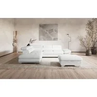 COTTA Ecksofa Enterprise L-Form, B: 277 cm, Arm- & Kopfteilverstellung, optional Bettfunktion