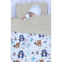 Babydecke Babydecke Waffelpiqué Baumwolle Kuscheldecke Kinderwagendecke, Primawela