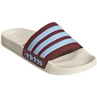 adidas Performance Adilette Shower 3-Streifen creamweiss/weinrot Herren Badeschuh