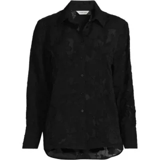 Bluse mit floraler Bestickung für Damen, Damen, size: regular, Weiß, Baumwolle/Viskose/Baumwoll-Mischung, by Lands' End