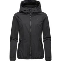 Ragwear Outdoorjacke Dizzie Tech Wasserdichte Damen Übergangsjacke mit großer Kapuze