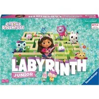 Ravensburger Spiel Gabby's Dollhouse Junior Labyrinth, Familienspiel, Made in Europe