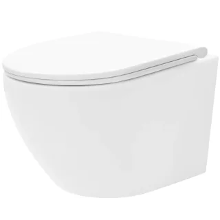 Neuesbad Wand-WC Set spülrandlos (rimless) Carlo Mini Tornado Flat Pro NB1RE105111