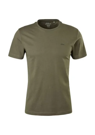 s.Oliver Red Label - Regular fit: Basic T-Shirt grün - Gr. - S