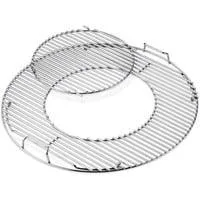 Gourmet BBQ System-Grillrost-Einsatz 8843, 57cm edelstahl, 2-teilig