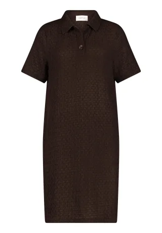 CARTOON - Polokleid dunkelbraun - Gr. - 38