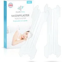 Health Press Nasenpflaster Transparente Nasenstrips Anti Schnarch Pflaster für einfacheres Atmen (50 St), Verbesserte Nasenatmung