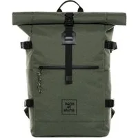 SONS OF ALOHA Rucksack XL RollTop Rucksack KANE erweiterbar Laptop-Fach groß, Tagesrucksack Laptopfach aus recyceltem Plastik, Daypack viele Fächer