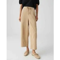 OPUS Stoffhose MISHA BARREL Leg City Pants aus Feincord vorverlegte Seitennaht