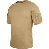 normani Kurzarmshirt Herren Taktisches T-Shirt Instructor Sommershirt mit Klett-Ärmeltaschen Tactical Tropenhemd