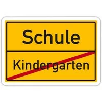 Spreadshirt Aufkleber Einschulung Schule Kindergarten Schulanfang Sticker Aufkleber
