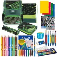 Herlitz Schulranzen Set Loop Plus 14-teilig Premium 2026 Jungen Game Changer