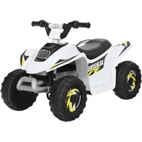 COSTWAY Elektro-Kinderquad, Belastbarkeit 30 kg, Kinderauto, Elektroauto, 2,8-4,6 km/h