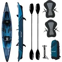 Tourenkajak WattSUP TORPEDO 2 Personen Kajak SET aufblasbar DropStich Kanu Boot