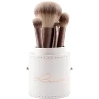 Luvia Cosmetics Kosmetikpinsel-Set PRIME VEGAN MINI, 5 tlg., 4 Pinsel, Reise-Set, Nurai-Pinselhaar, vegan.