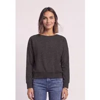 STREET ONE Langarmshirt in Unifarbe