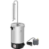 Royal Catering Wasserfilter Wasserdestilliergerät 20 l Wasserdestillierer 2000 W 130 °C Edelstahl