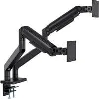 Dual Monitorhalterung, 2x 45", 2x 20 kg schwarz