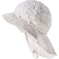 MAXIMO Schirmmütze MINI GIRL-Flapper,Nackenschutz Schmetterling, Bindeband, Futter (1-St)