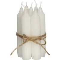 Annastore Spitzkerze 7-tlg. Set Kerzen H 11 cm - Stabkerzen für Flaschen und Vasen