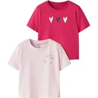 Name It T-Shirt NMFFINULA 2P NREG SS TOP BOX PB (Packung, 2-tlg)