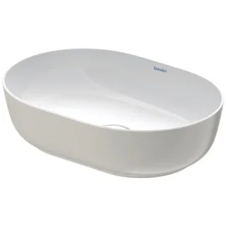 Duravit Luv Aufsatzbecken Weiß Hochglanz / Grau Seidenmatt, 500 mm - 0379502300 0379502300