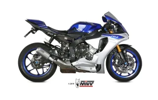 Sport Auspuff MIVV MK3 Edelstahl Yamaha YZF 1000 R1 Bj.2015-2023 EURO3/EURO4/EURO5 RN32/RN49/RN65ABE