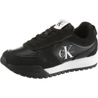 Calvin Klein Jeans TOOTHY RUNNER LACEUP MIX Keilsneaker Schnürschuh, Halbschuh, Freizeitschuh mit Profilsohle