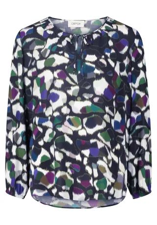 CARTOON - Casual-Bluse grün/schwarz - Gr. - 36