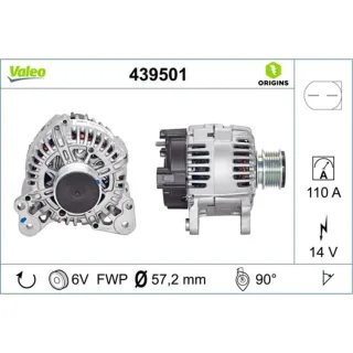 Valeo Generator  110A Audi Seat Skoda VW 439501