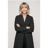 Vero Moda Langmantel VMBLAZA HERINGBONE LONG WOOL COAT GA BOO