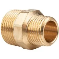 Viega Gewindefitting Rotguss Reduziernippel AG/AG Typ 3245 DVGW, 3/4 x 1/2 Zoll