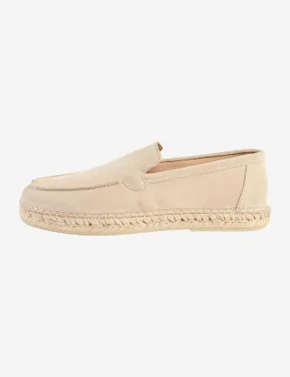 Brax Herren Espadrille Style MARCOS cappuccino, Beige, Gr. 43