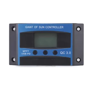 MPPT Solar Charge Controller 10A-100A with LCD Display for Lead-Acid and Lithium Batteries High Efficiency Maximizes Ene