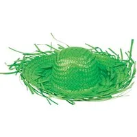 Funny Fashion Hawaii-Kostüm Südsee Strohhut – Ausgefranster Sommerhut, Farbauswahl