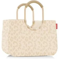 REISENTHEL® Einkaufsshopper LOOPSHOPPER L LEO VANILLA, Beige, Creme, Polyester, 25 l, Aluminium, Wasserabweisend